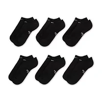 Nike Unisex 6 Pair No Show Socks