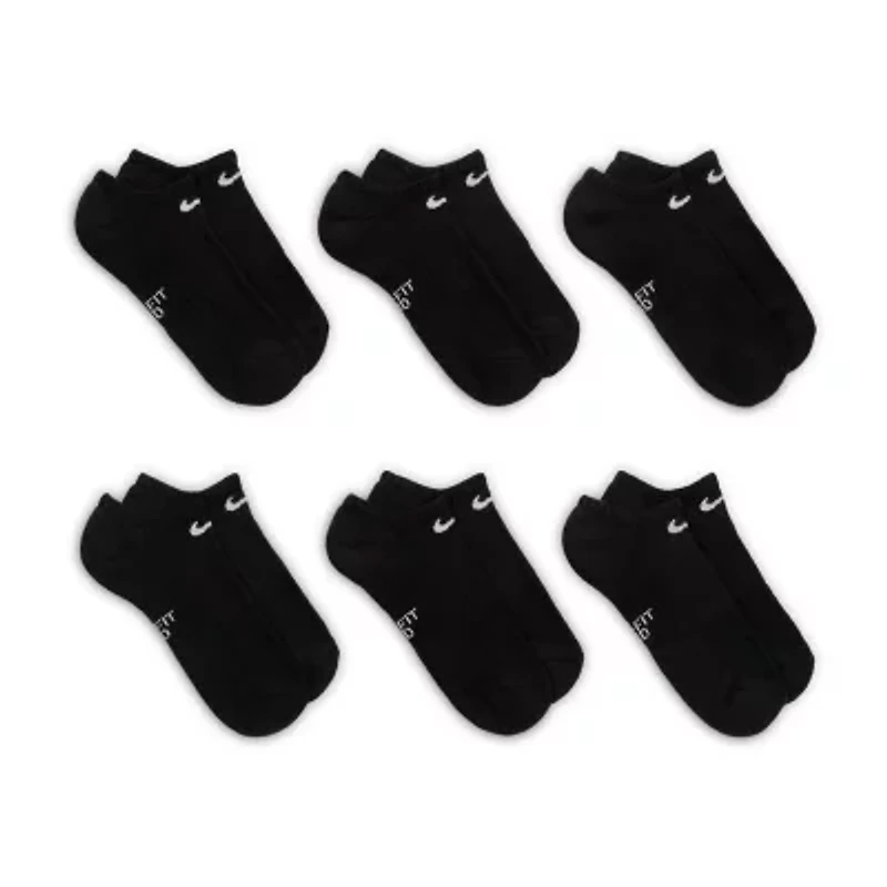 Nike Unisex 6 Pair No Show Socks