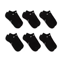 Nike Unisex 6 Pair No Show Socks