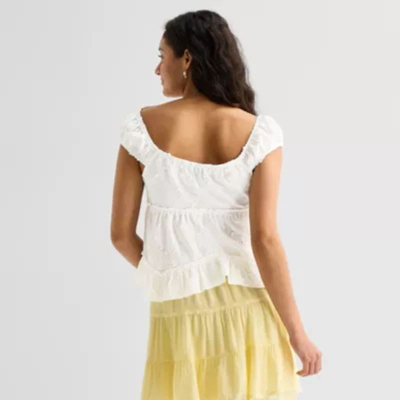 by&by Womens Sweetheart Neck Sleeveless Tank Top