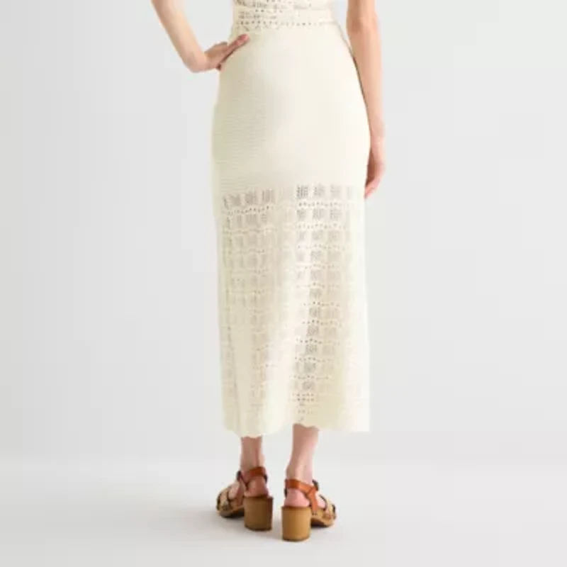 Arizona Womens Juniors Maxi Skirt