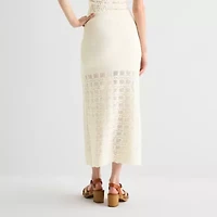 Arizona Womens Juniors Maxi Skirt