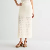 Arizona Womens Juniors Maxi Skirt