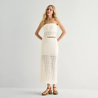 Arizona Womens Juniors Maxi Skirt