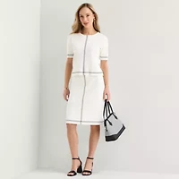 Liz Claiborne Womens Mid Rise Sweater A-Line Skirt