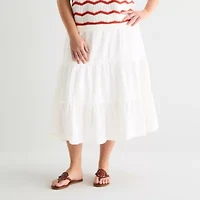 St. John's Bay Womens Plus Maxi Skirt