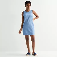 St. John's Bay Womens Sleeveless A-Line Dress