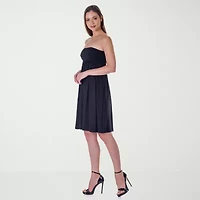 24seven Comfort Apparel Womens Sleeveless Empire Waist Dress