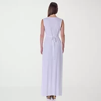 24seven Comfort Apparel Womens Sleeveless Empire Waist Dress