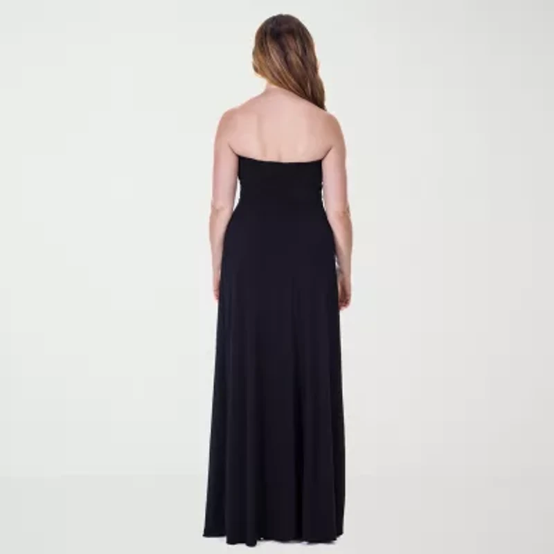 24seven Comfort Apparel Womens Sleeveless A-Line Dress