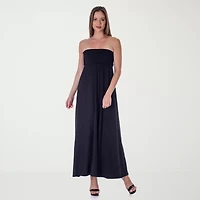 24seven Comfort Apparel Womens Sleeveless Maxi Dress