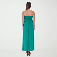 24seven Comfort Apparel Womens Sleeveless Maxi Dress