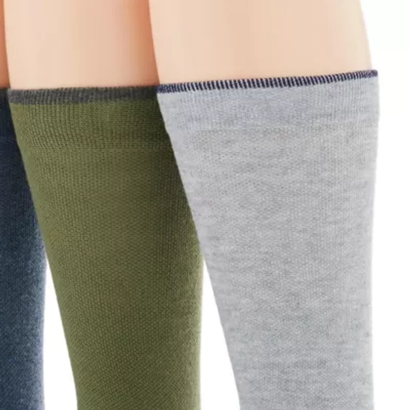 Stafford Casual Performance Mens 3 Pair Big and Tall Crew Socks