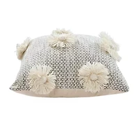 LR Home Wilson Floral Square Throw Pillow