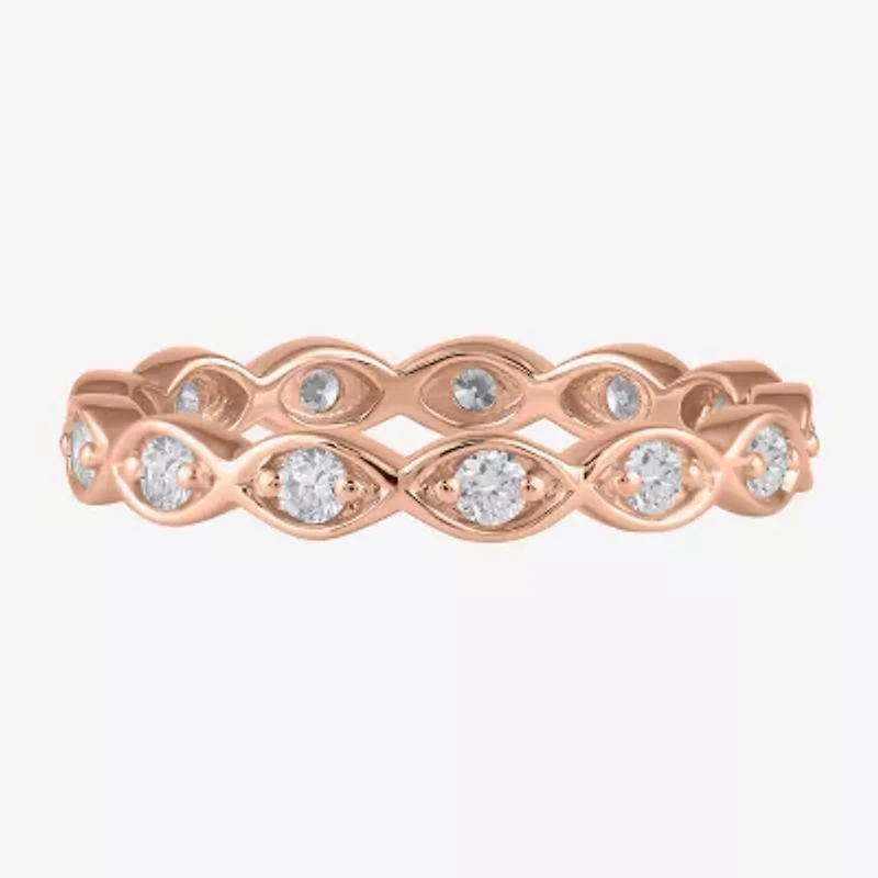 4MM 1 1/2 CT. T.W. Lab-Grown (F / SI2)  Diamond Eternity Band 10K or 14K Gold