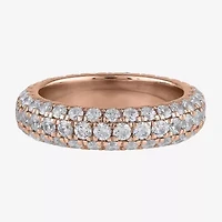 (F / Si2) Womens 5.5MM 2 CT. T.W. Lab Grown White Diamond 10K Gold Eternity Band