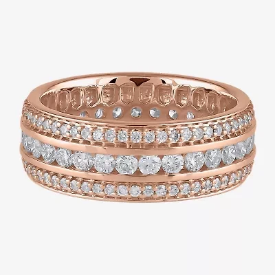 6.5MM 1 CT. T.W. Lab-Grown (F / SI2) Diamond Eternity Band 10K or 14K Gold