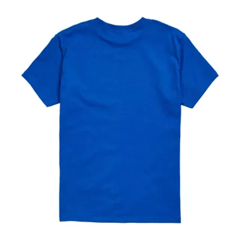 Disney Collection Little & Big Kid Boys Crew Neck Short Sleeve Regular Fit Cars Graphic T-Shirt