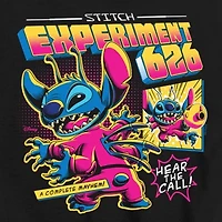 Disney Collection Little & Big Kid Boys Crew Neck Short Sleeve Regular Fit Lilo Stitch Graphic T-Shirt