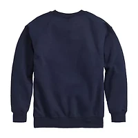 Disney Collection Little & Big Kid Boys Crew Neck Long Sleeve Regular Fit Lilo Stitch Graphic T-Shirt