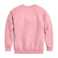 Disney Collection Little & Big Kid Girls Crew Neck Long Sleeve Regular Fit Frozen Graphic T-Shirt