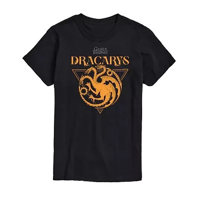 Mens Short Sleeve Game Of Thrones Graphic T-Shirt
