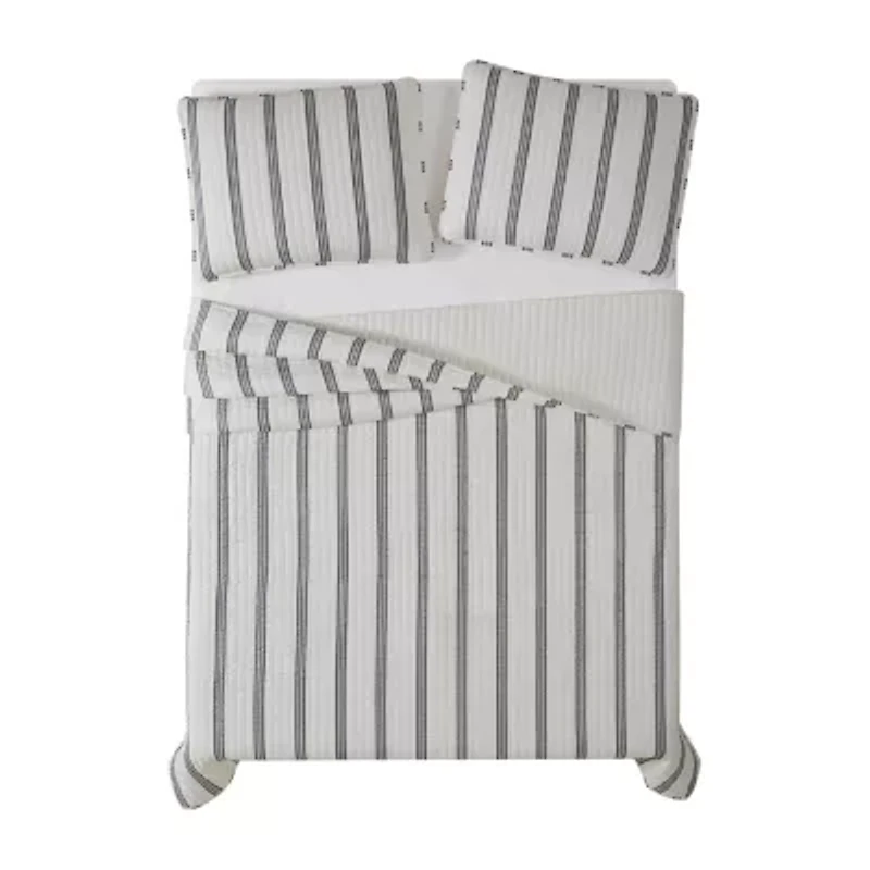 Truly Soft Millennial Stripe Quilt Set