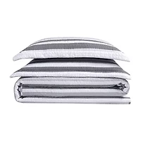 Truly Soft Curtis Stripe Quilt Set