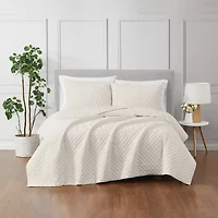 Royal Velvet Diamond Quilt Set