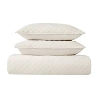 Royal Velvet Diamond Quilt Set