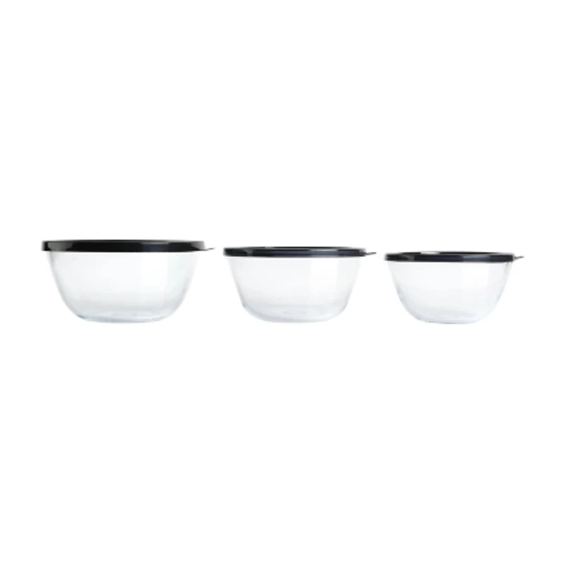 BABISH Glass 3-pc. Mixing Bowl Set