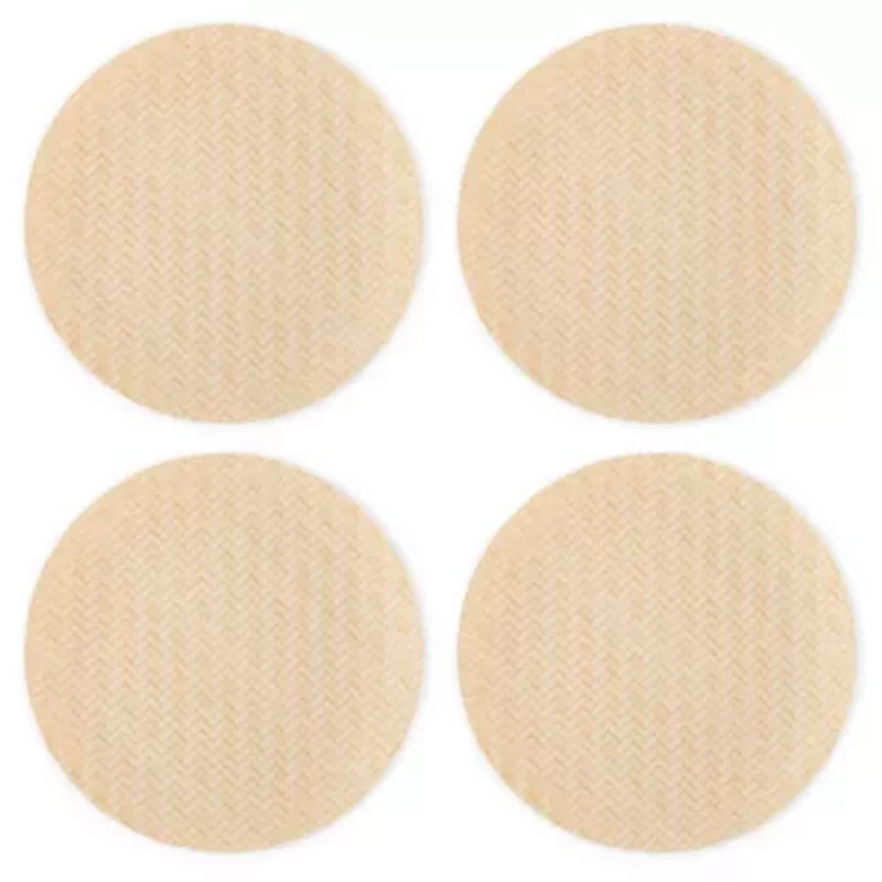 Turquoise Sun 15in Faux Rattan Natural 4-pc. Placemats