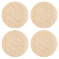 Turquoise Sun 15in Faux Rattan Natural 4-pc. Placemats