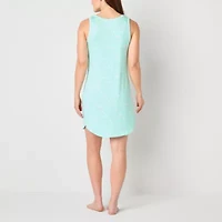 Liz Claiborne Cool and Calm Womens Sleeveless U Neck Nightshirt