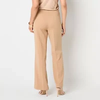 Black Label by Evan-Picone Womens Straight Fit Wide Leg Suit Pant