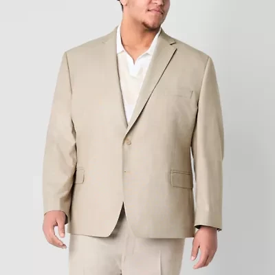 Shaquille O'Neal XLG Mens Stretch Fabric Classic Fit Big and Tall Suit Jacket