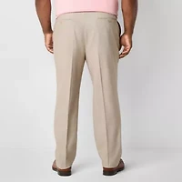 Shaquille O'Neal XLG Mens Big and Tall Stretch Fabric Classic Fit Flat Front Suit Pant