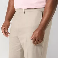 Shaquille O'Neal XLG Mens Big and Tall Stretch Fabric Classic Fit Flat Front Suit Pant