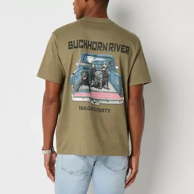 Buckhorn River Mens Crew Neck Short Sleeve Regular Fit Graphic T-Shirt