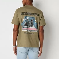 Buckhorn River Mens Crew Neck Short Sleeve Regular Fit Graphic T-Shirt