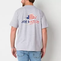 Joe Marlin Mens Crew Neck Short Sleeve Regular Fit Graphic T-Shirt