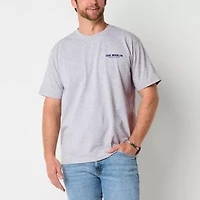 Joe Marlin Mens Crew Neck Short Sleeve Regular Fit Graphic T-Shirt
