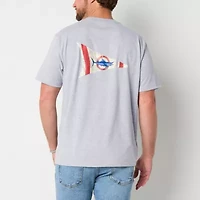 Joe Marlin Mens Crew Neck Short Sleeve Regular Fit Graphic T-Shirt