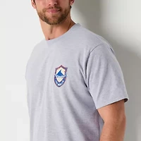 Joe Marlin Mens Crew Neck Short Sleeve Regular Fit Graphic T-Shirt