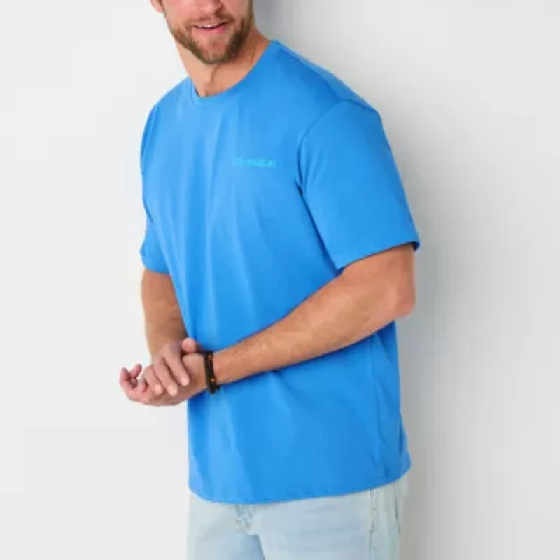 Joe Marlin Mens Crew Neck Short Sleeve Regular Fit Graphic T-Shirt