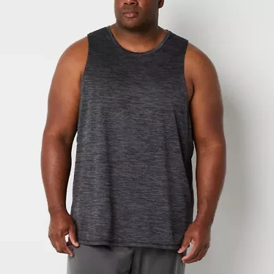 Xersion Everair Big and Tall Mens Crew Neck Sleeveless Moisture Wicking Tank Top