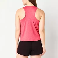 Xersion Everyday Womens High Neck Sleeveless Shelf Bra Tank Top