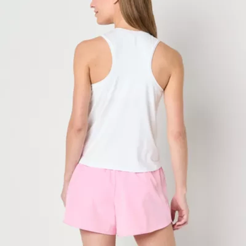 Xersion Everyday Womens High Neck Sleeveless Shelf Bra Tank Top