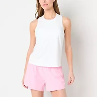 Xersion Everyday Womens High Neck Sleeveless Shelf Bra Tank Top