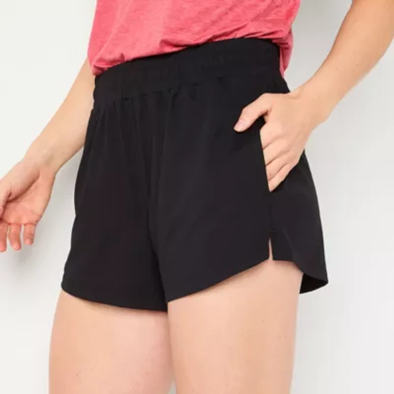 Xersion Everyday Womens Mid Rise Pull-On Short